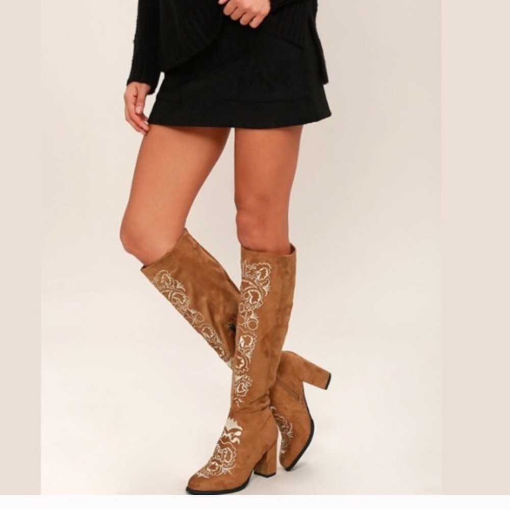 brown boots from LuLus